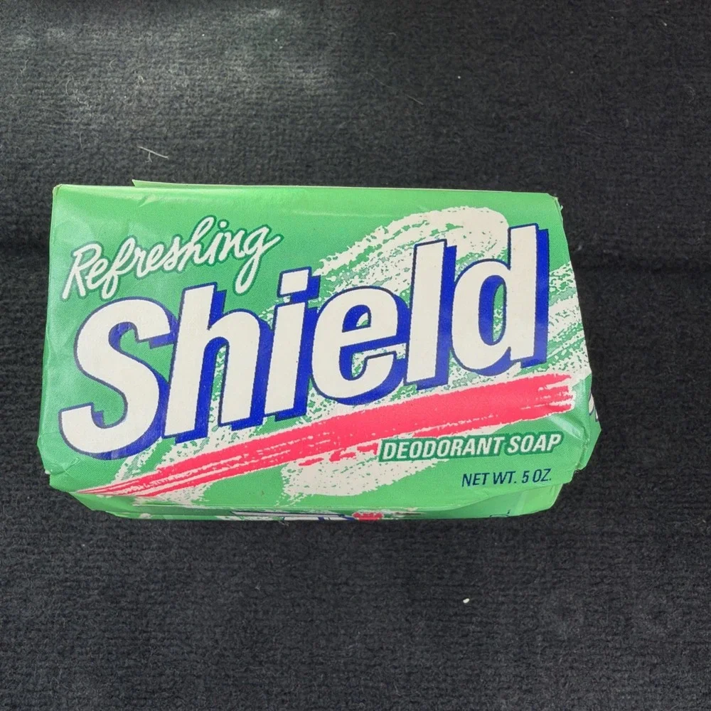 Vintage Shield Deodorant Bar Soap 3 Pack Refreshing 5oz Bars 1993 NEW‎